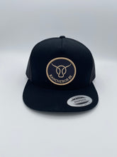Load image into Gallery viewer, Black Flatbill Patch Hat
