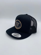 Load image into Gallery viewer, Black Flatbill Patch Hat
